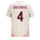 AS Roma Bryan Cristante #4 Replike Gostujuci Dres 2024-25 Kratak Rukav